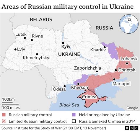 map of russian control of ukraine today